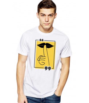 Tricou barbati alb, Don't Speak